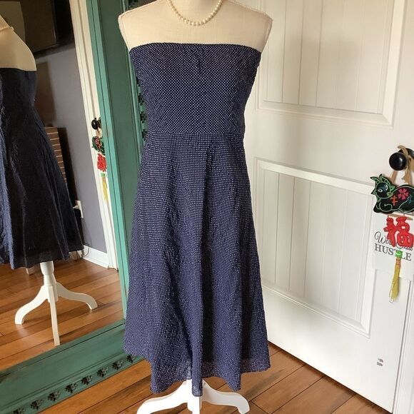 J. Crew Strapless Dress Size 8 💜🥰 - Picture 1 of 4